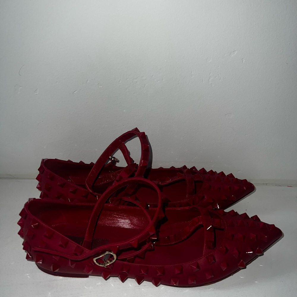 Valentino Stud Flats Size 8US